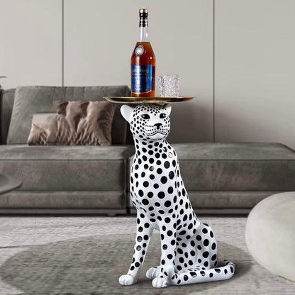 Nordic Home Decor Leopard Statue
