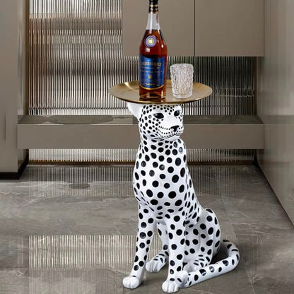 Nordic Home Decor Leopard Statue